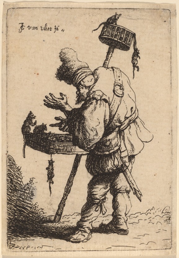 The Rat Catcher, 1632 Johannes van Vliet